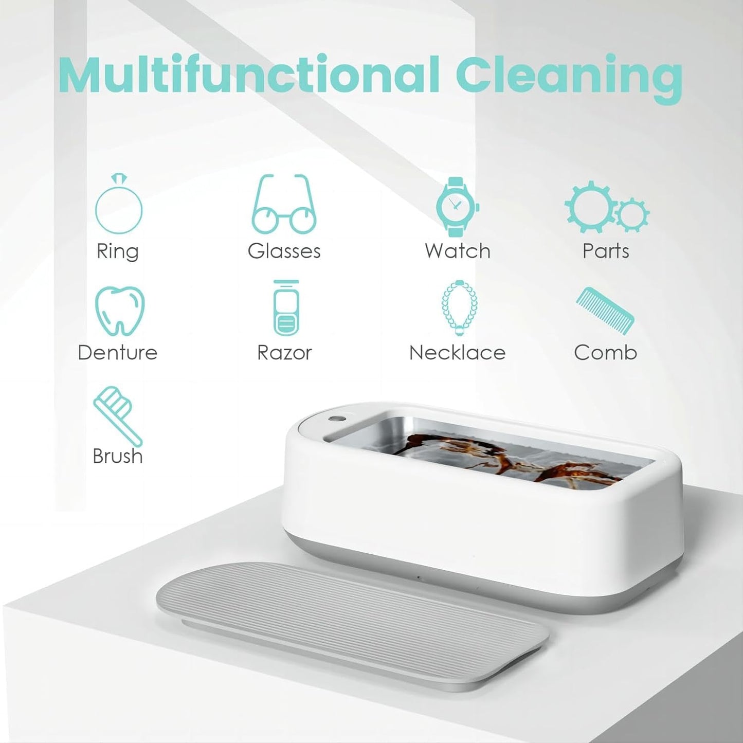 Annie Ultrasonic Jewelry Cleaner – Portable Sonic Cleaning Machine for Rings, Glasses & Watches - Image 4