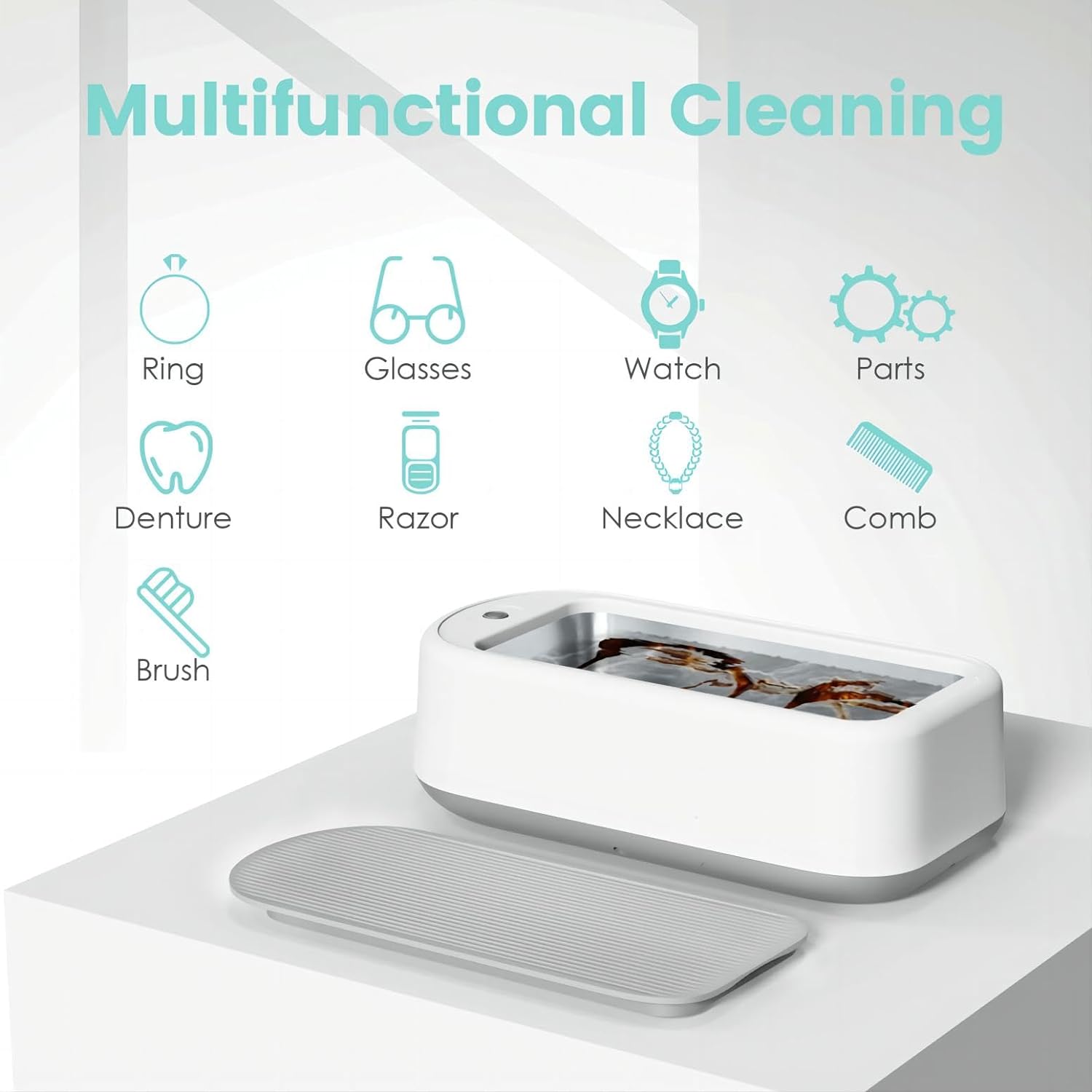 Annie Ultrasonic Jewelry Cleaner – Portable Sonic Cleaning Machine for Rings, Glasses & Watches - Image 4