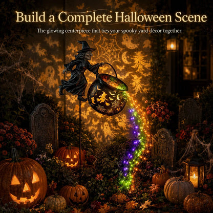 Annies-fashion – Halloween Witch Garden Light