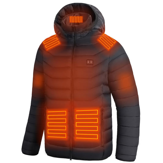 Unisex Heated Jacket with Battery and 15 Heating Zones