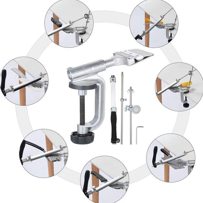 Adjustable Angle Knife Sharpener with Aluminum Alloy Construction