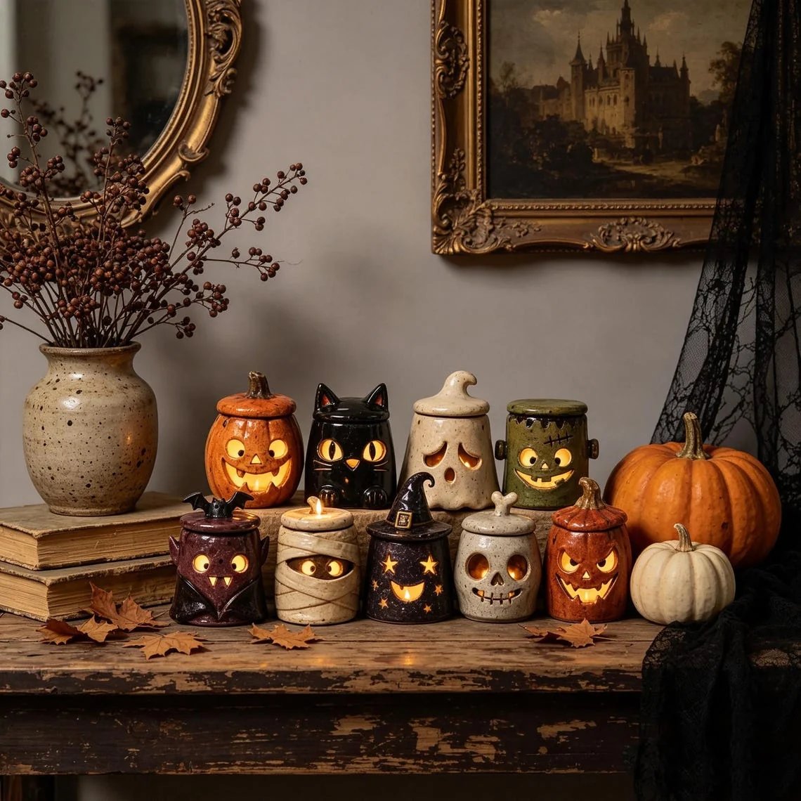 Annies-fashion – Handcrafted Artisan Monster Tea Light Holder