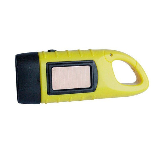 Solar Emergency Flashlight | Dual-Charge LED with Hand Crank