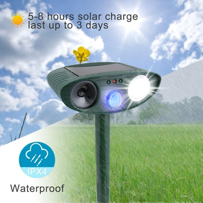 Annie Solar Ultrasonic Cat Repeller – Outdoor Motion Sensor Animal Deterrent - Image 5