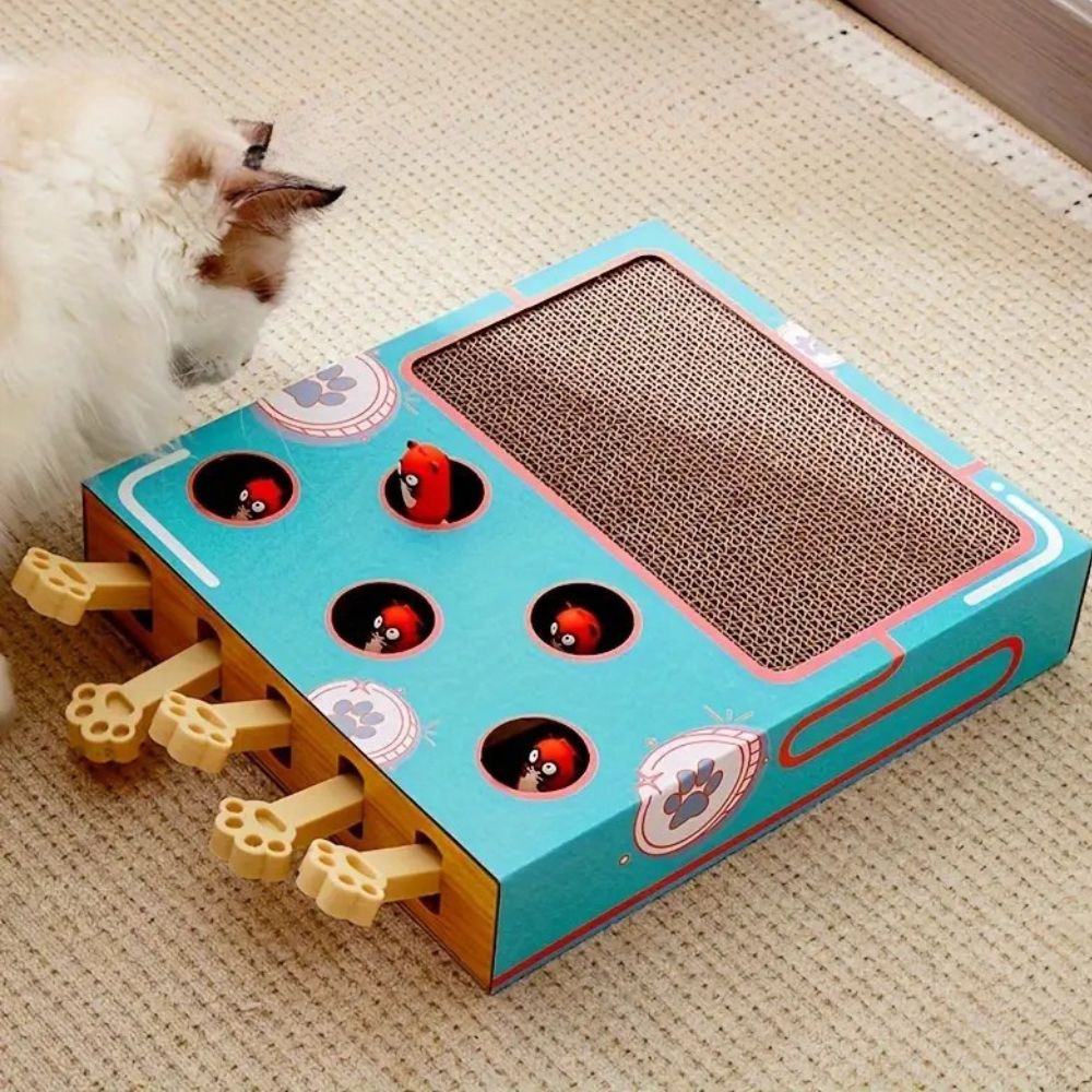 Annie’s Fashion Interactive Whack-A-Mole Cat Toy