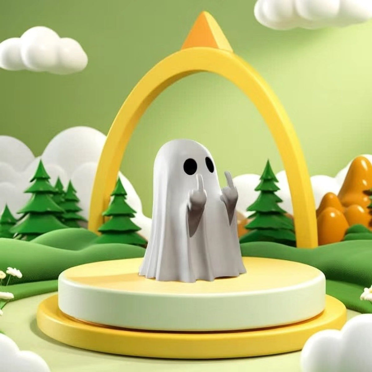 Annies-fashion – Playful Resin Ghost Statue
