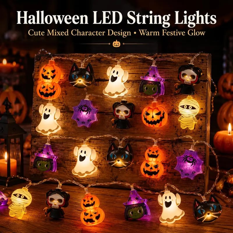 Annies-fashion – Pumpkin LED String Lights