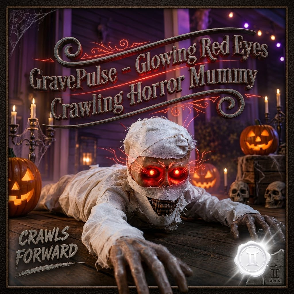 Annies-fashion – Glowing Red Eyes Crawling Horror Mummy