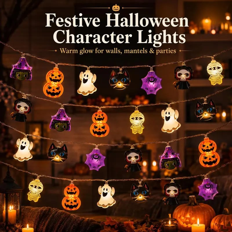 Annies-fashion – Pumpkin LED String Lights