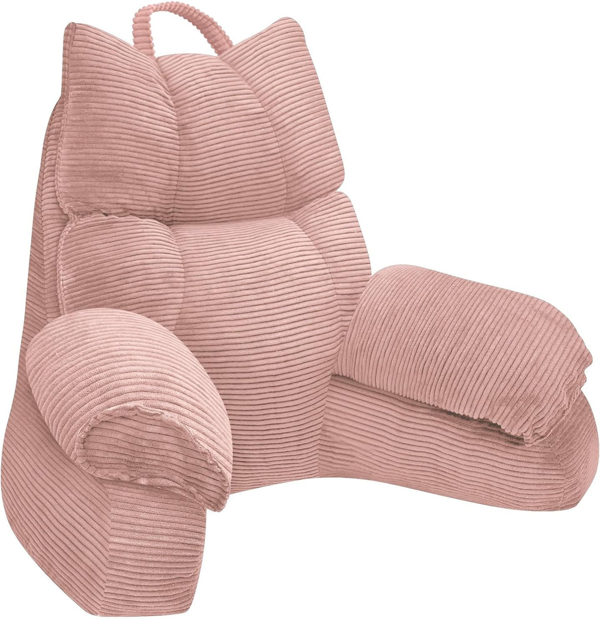 Annies-fashion – Lounge Comfort | Bed Pillow with Arm Support & Memory Foam | Ideal for Reading and Gaming