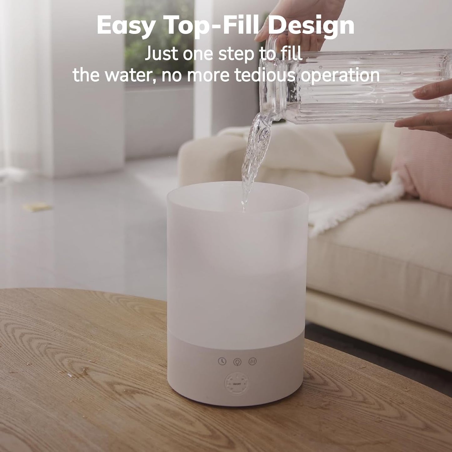 Annie Ultrasonic Cool Mist Humidifier – Large Room Air Humidifier by Pure Enrichment - Image 6