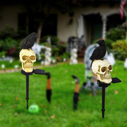 Annies-fashion – Animated Solar Skull Garden Stake