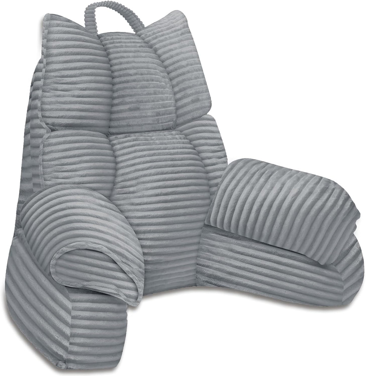 Annies-fashion – Lounge Comfort | Bed Pillow with Arm Support & Memory Foam | Ideal for Reading and Gaming