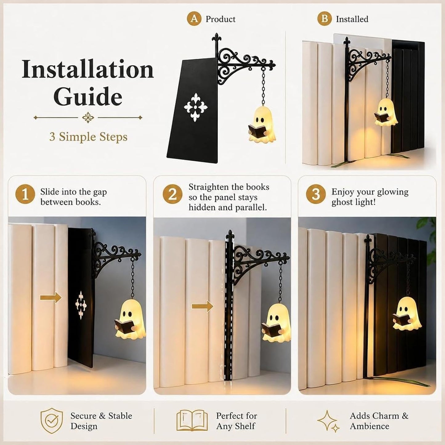 Annies-fashion – Cozy Halloween Bookshelf Lantern