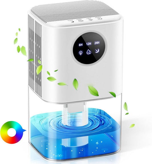 Annie’s Fashion Portable Dehumidifier for Bedroom/Bathroom – Quiet Damp Air Moisture Remover