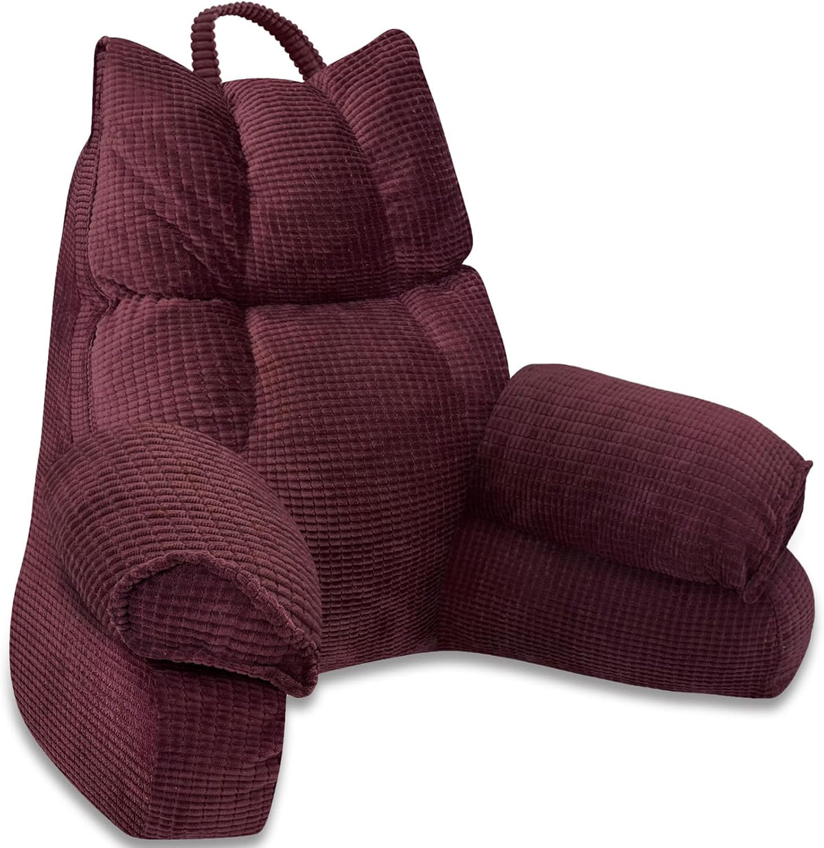 Annies-fashion – Lounge Comfort | Bed Pillow with Arm Support & Memory Foam | Ideal for Reading and Gaming