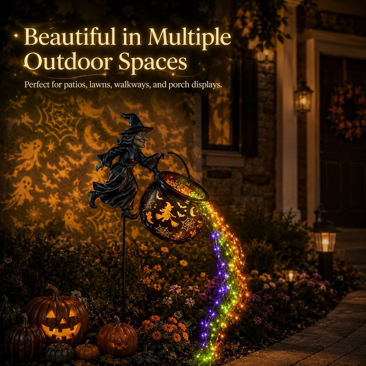 Annies-fashion – Halloween Witch Garden Light