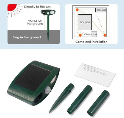 Annie Solar Ultrasonic Chipmunk Repeller – Outdoor Rodent Deterrent Device - Image 5