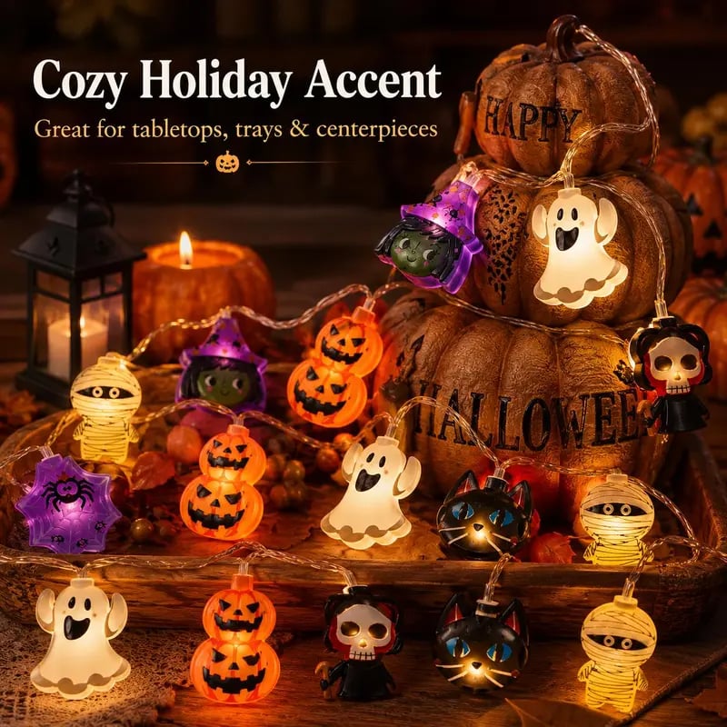 Annies-fashion – Pumpkin LED String Lights