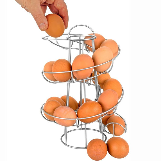 Annie’s Fashion Egg Holder Rack Spiral Storage Container Stand