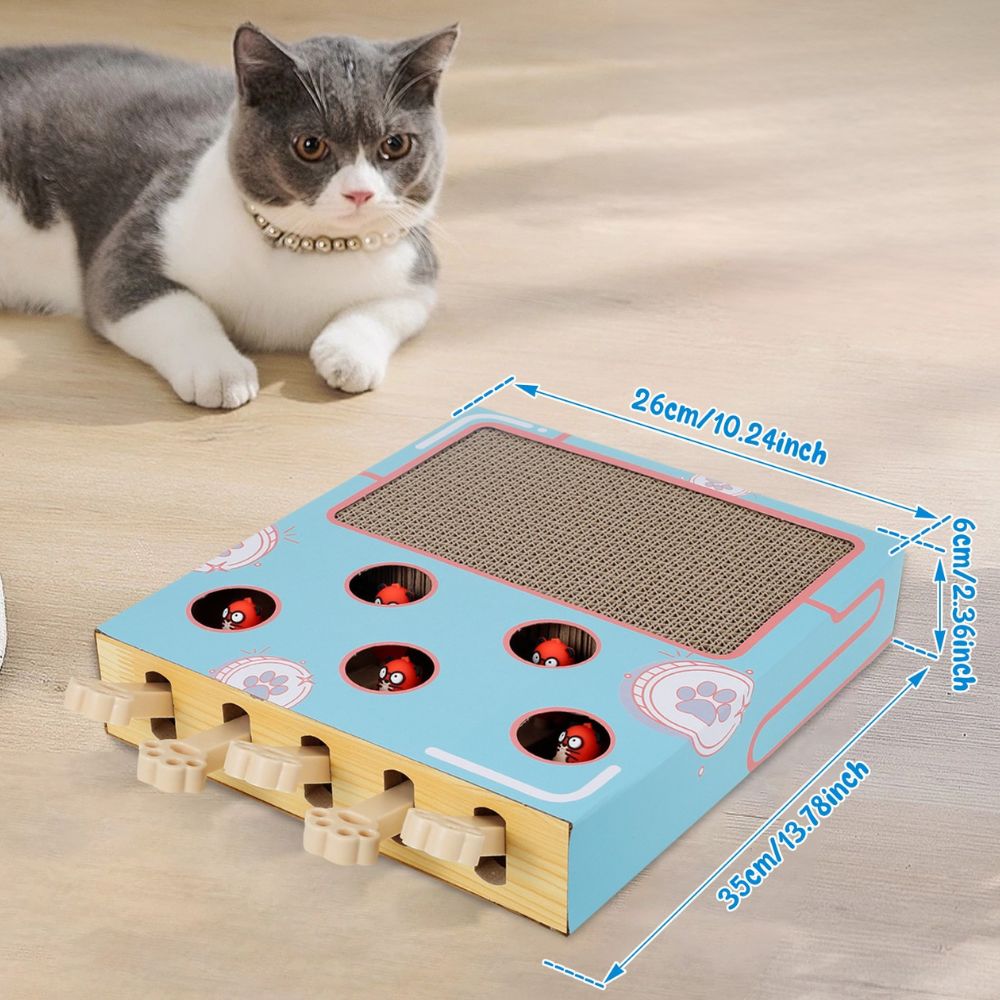 Annie’s Fashion Interactive Whack-A-Mole Cat Toy