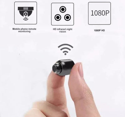 Annie’s Fashion Mini WiFi Security Camera with Night Vision – 1080P HD Wireless Nanny Cam