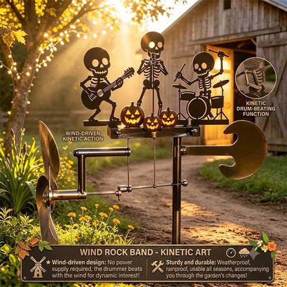 Annies-fashion – Handmade Kinetic Skeleton Wind Spinner