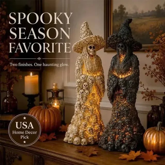 Annies-fashion – Spooky Skeleton Witch Ornament