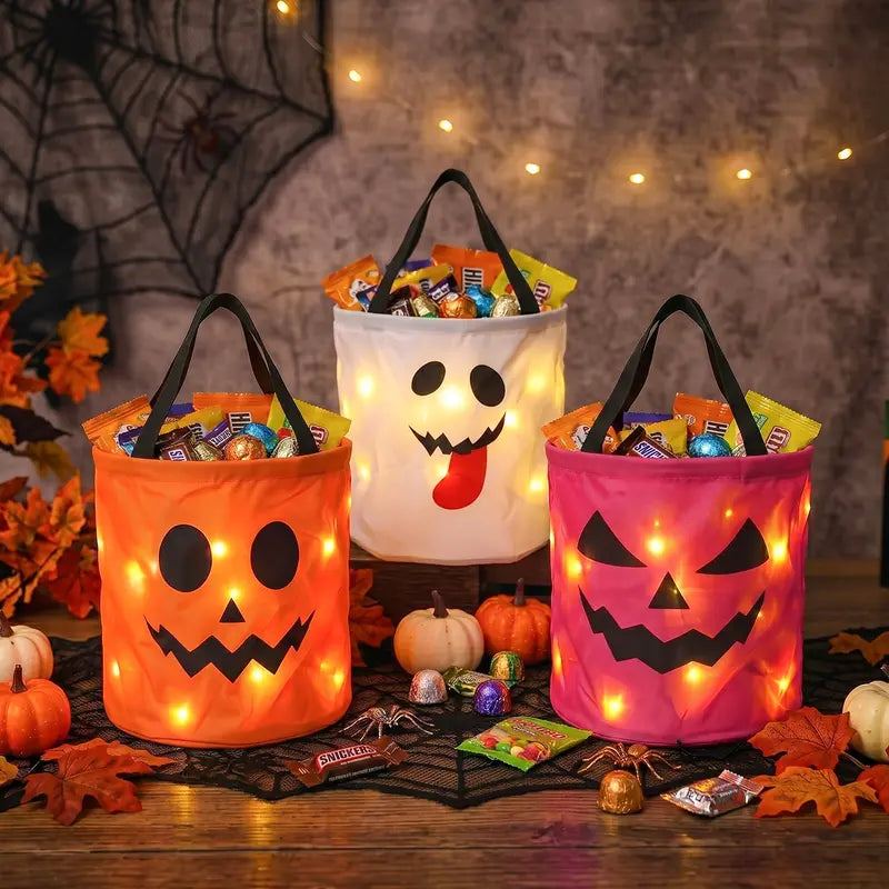Annies-fashion – LED Halloween Candy Bucket Set