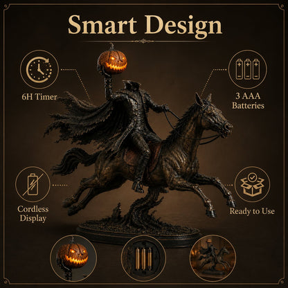 Annies-fashion – Headless Horseman Halloween Statue
