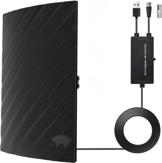 Annie’s Fashion Upgraded 500 Miles Indoor Digital TV Antenna HDTV Amplified 4K UHF VHF
