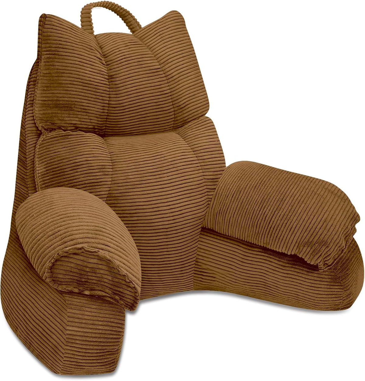 Annies-fashion – Lounge Comfort | Bed Pillow with Arm Support & Memory Foam | Ideal for Reading and Gaming