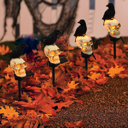 Annies-fashion – Animated Solar Skull Garden Stake