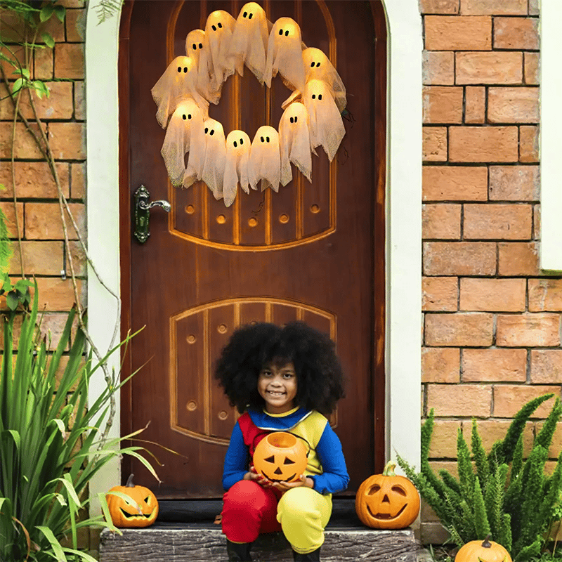 Annies-fashion – Eerie Illuminated Halloween Wreath