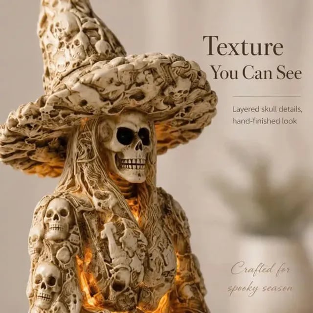 Annies-fashion – Spooky Skeleton Witch Ornament