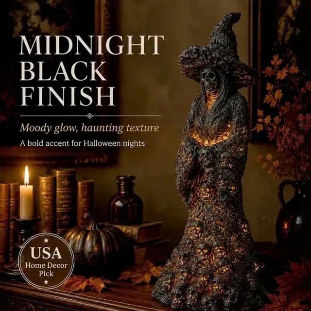 Annies-fashion – Spooky Skeleton Witch Ornament