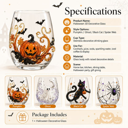 Annies-fashion – Artisan Halloween Drinking Glass