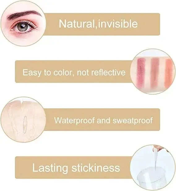 Annie’s Fashion New Glue-Free Ultra Natural Invisible Double Eyelid Sticker