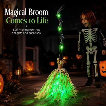 Annies-fashion – Motion Activated Halloween Broom Light