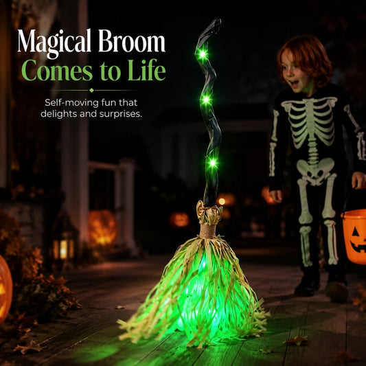 Annies-fashion – Motion Activated Halloween Broom Light
