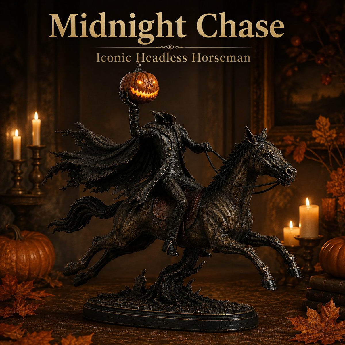 Annies-fashion – Headless Horseman Halloween Statue