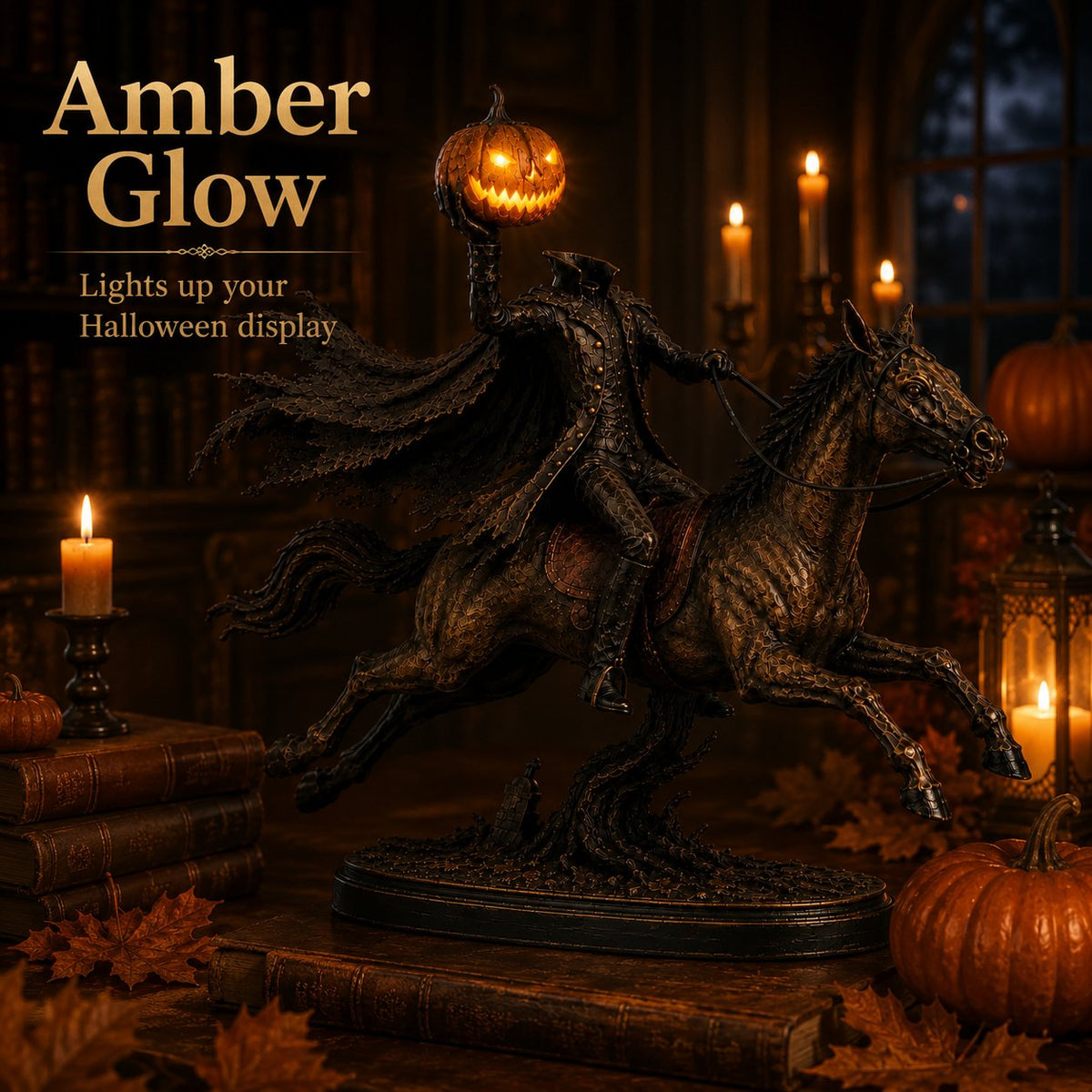 Annies-fashion – Headless Horseman Halloween Statue