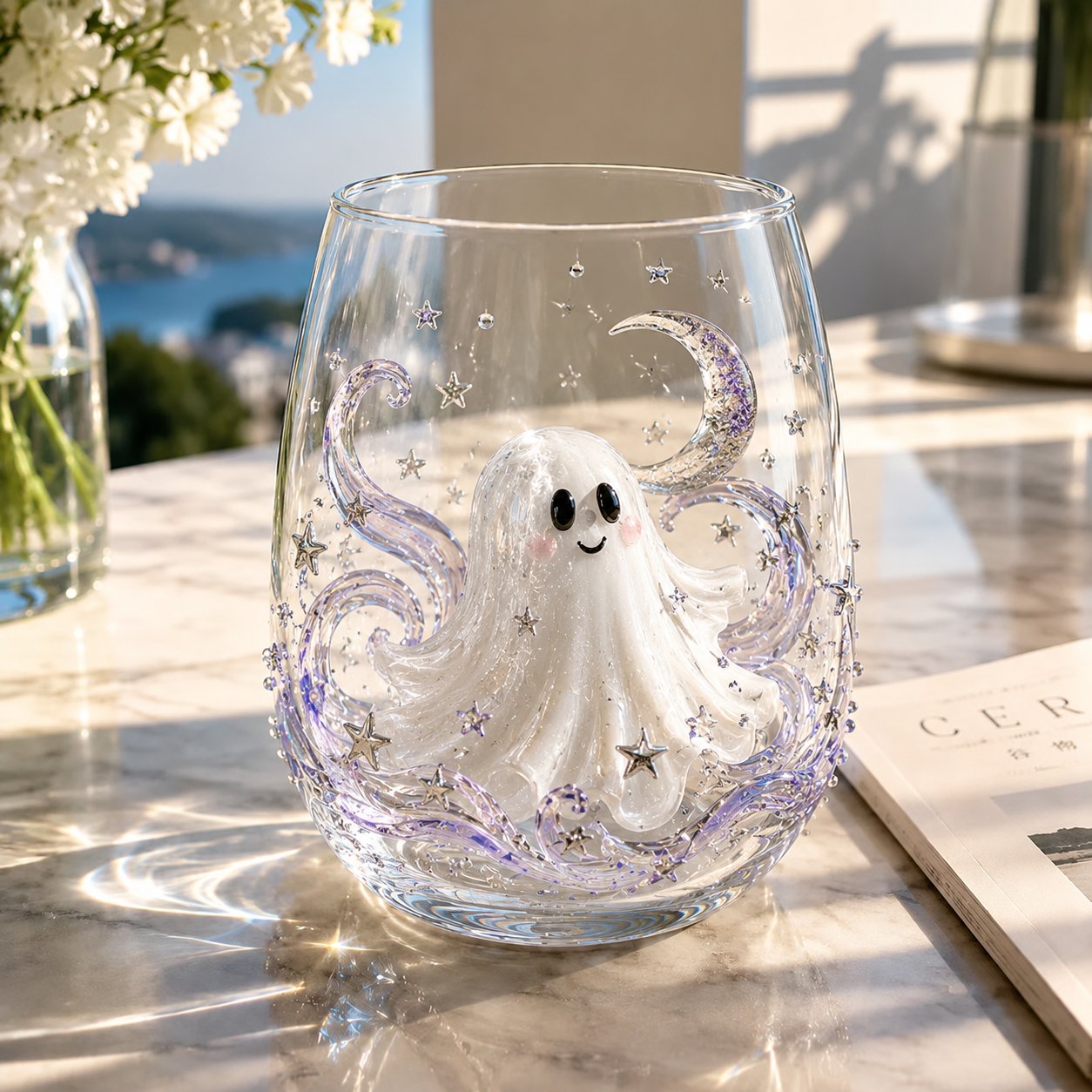 Annies-fashion – Artisan Halloween Drinking Glass