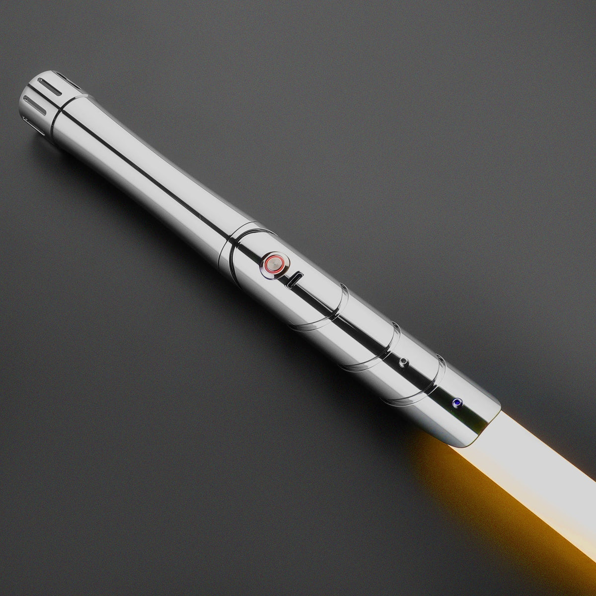 LED Cosplay Saber with Polished Silver Metal Hilt
