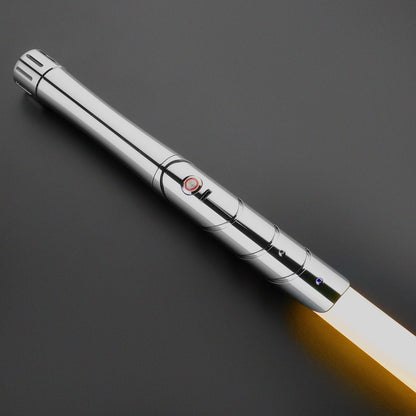 LED Cosplay Saber with Polished Silver Metal Hilt
