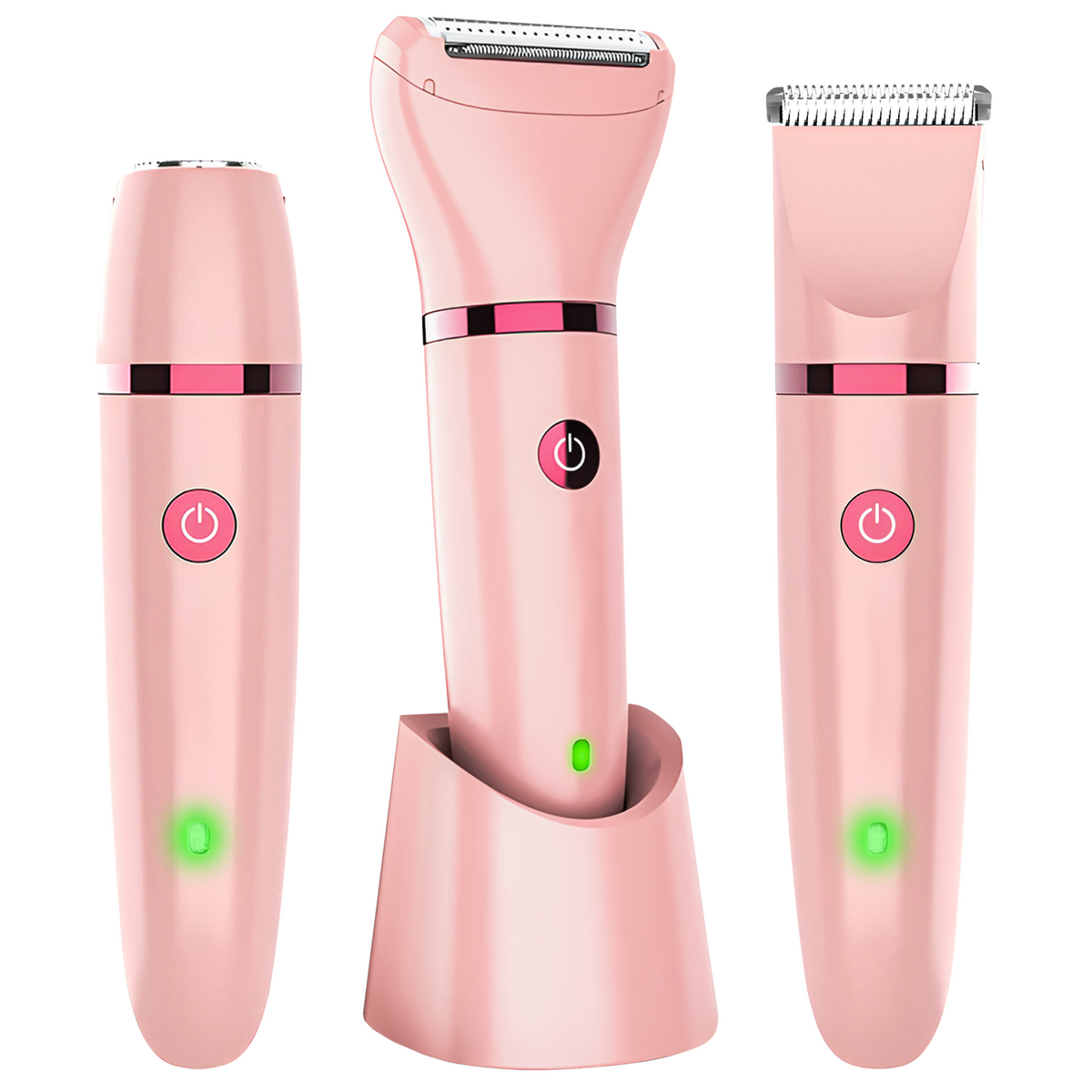 Women's Electric Shaver | 3-in-1 Rechargeable Wet & Dry Grooming Kit
