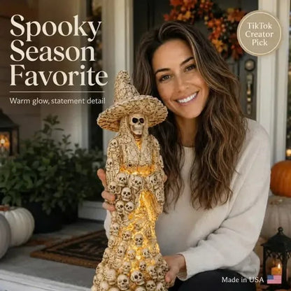 Annies-fashion – Spooky Skeleton Witch Ornament