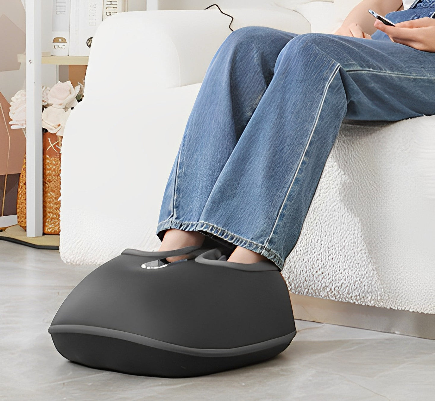 Annie Shiatsu Foot Massager with Heat – Kneading, Vibration & Air Compression for Deep Tissue Relief - Image 1
