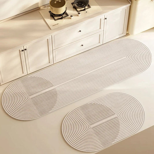 Annies-fashion – Non-Slip Bath Mat with Super Absorbent Diatomite for Ultimate Comfort