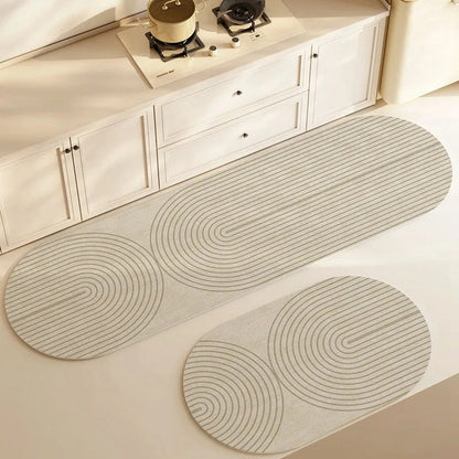 Annies-fashion – Non-Slip Bath Mat with Super Absorbent Diatomite for Ultimate Comfort